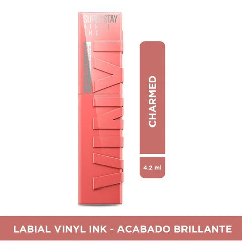 Labial líquido brillante VINYL INK 4.2 ml Maybelline Charmed