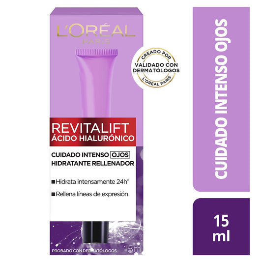 Crema Contorno de Ojos L'oréal Paris Acido Hialuronico X 15ml