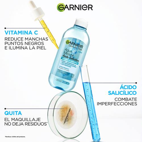Agua micelar anti imperfecciones Garnier 400ml
