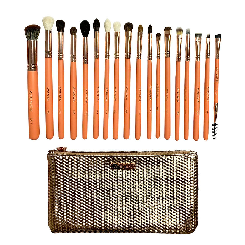 KIT DE BROCHAS DE MAQUILLAJE CORAL LIFE