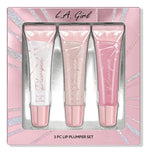 Set de regalo de 3 piezas para aumentar el volumen de los labios LA GIRL