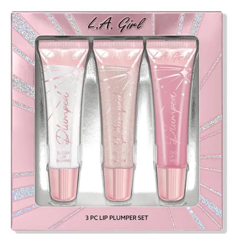 Set de regalo de 3 piezas para aumentar el volumen de los labios LA GIRL