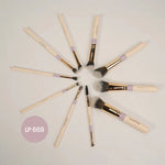 KIT DE BROCHAS FLUFFY MONTOC X10 PIEZAS