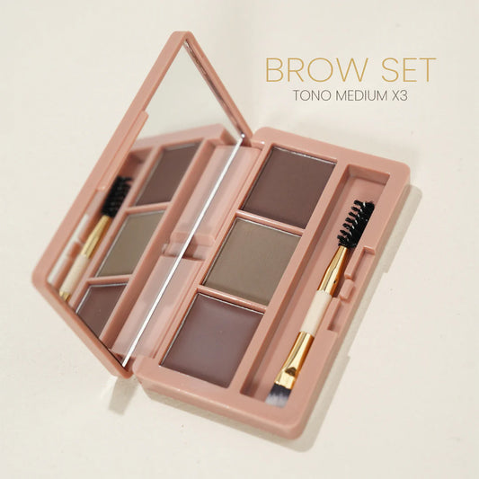 Trio de Cejas Brow Set Montoc Medium