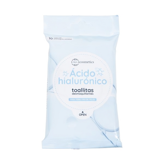 Toalla Desmaquillante Acido Hialuronico x10 Miis Cosmetics