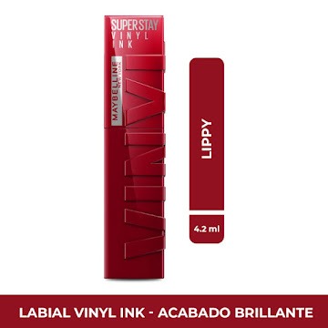 LABIAL MAYBELLINE SUPER STAY VINYL 10 LIPPY