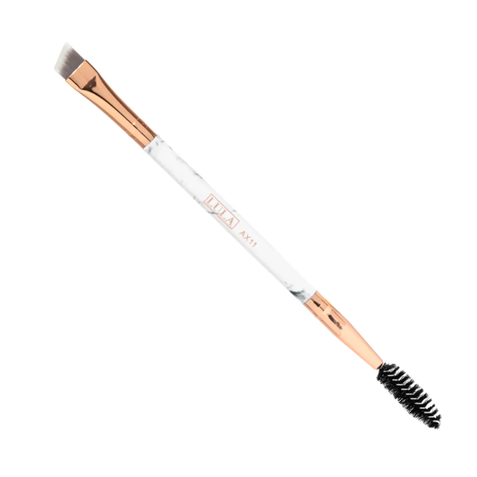 Brocha de Cejas Doble Marmol Lula AX11