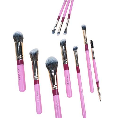 KIT DE BROCHAS FLUFFY MONTOC X10 PIEZAS