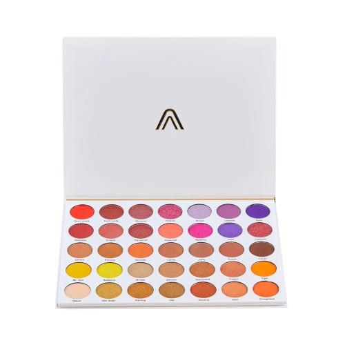 Paleta de sombras Majestic Atenea 35 tonos cálidos